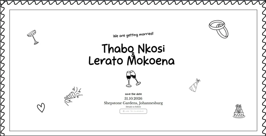 Save the Date – Celebration