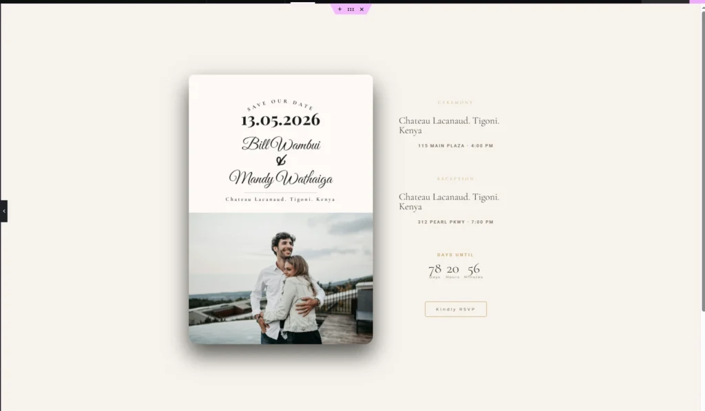 Save the Date - Breezy Modern