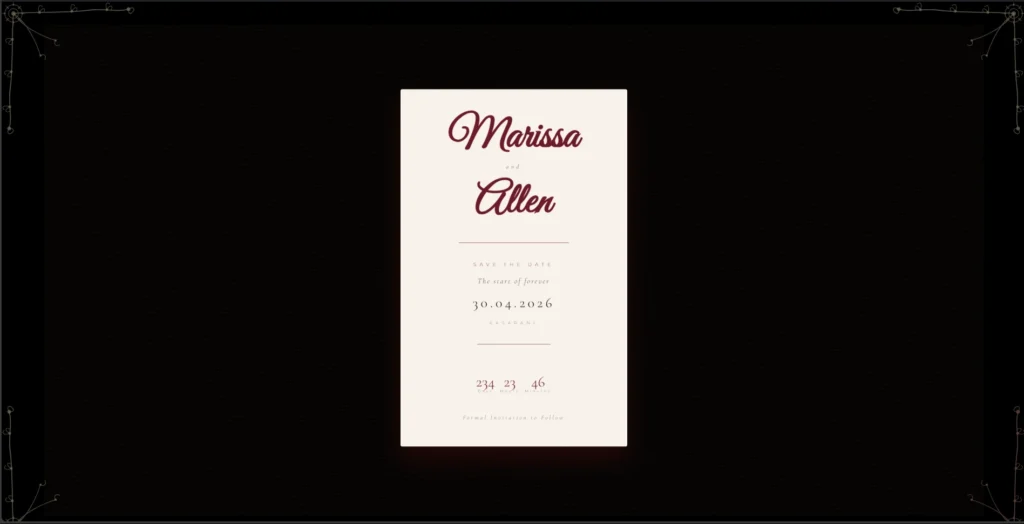 Save the Date – Card