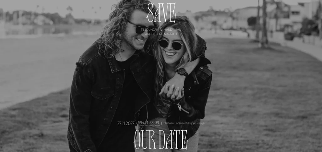 Save the Date - Modern Editorial