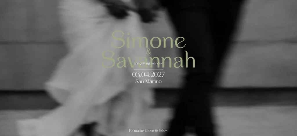 Save the Date - Traditional